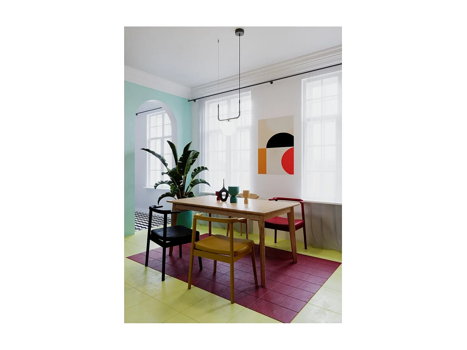 Stuhl 45x45x80 cm natur Polly 7092