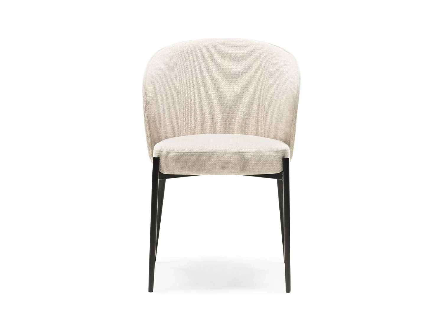 Chaise de salle à manger 54x58x81 cm Beige clair GUSTO