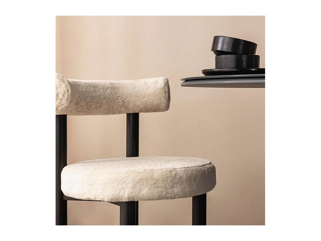 Esszimmerstuhl 58x61x75 cm beige Perer