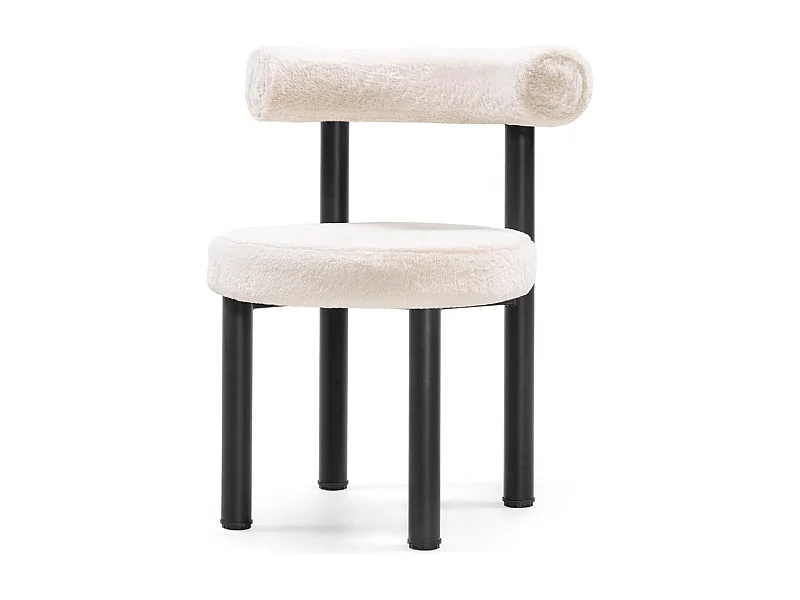 Sedia da pranzo 58x61x75 cm beige perer