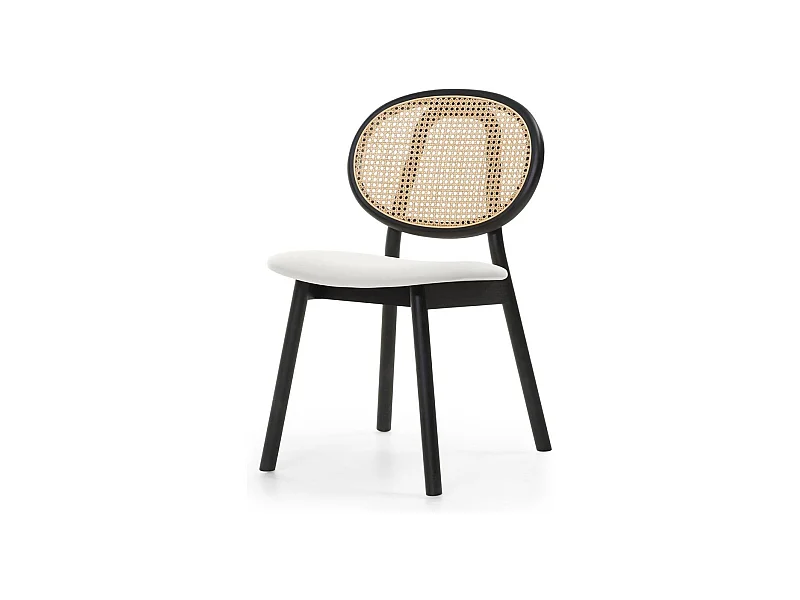 Holzstuhl 81,8x51,1x54,5 cm Schwarz sumba