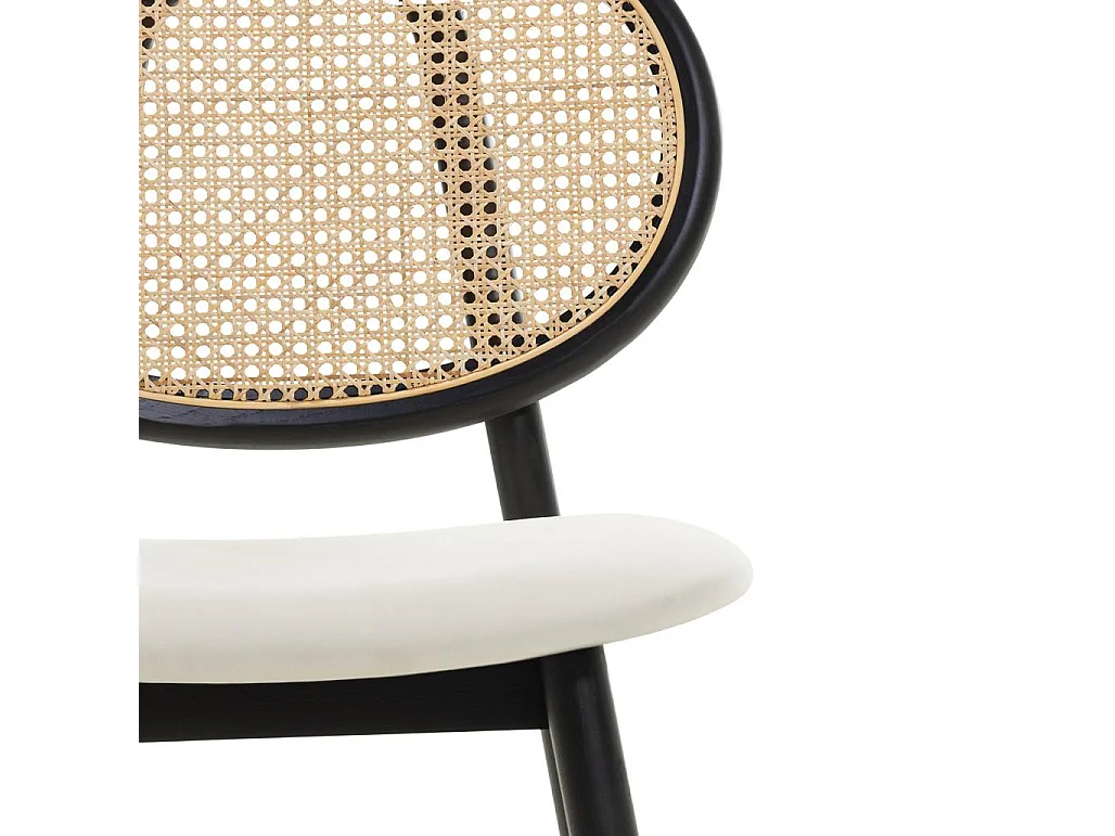 Holzstuhl 81,8x51,1x54,5 cm Schwarz sumba