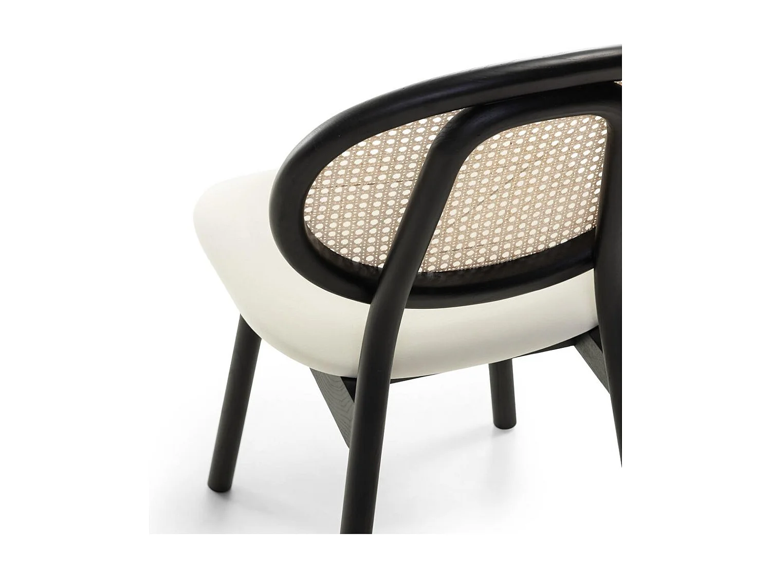 Holzstuhl 81,8x51,1x54,5 cm Schwarz sumba