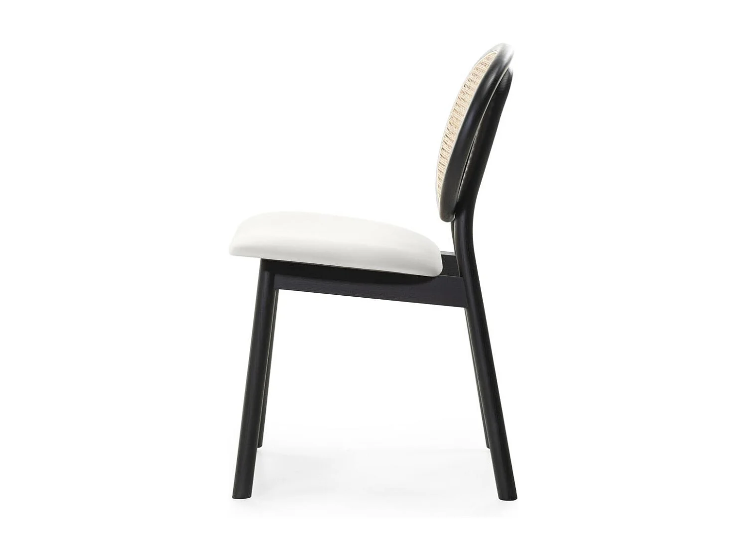 Holzstuhl 81,8x51,1x54,5 cm Schwarz sumba