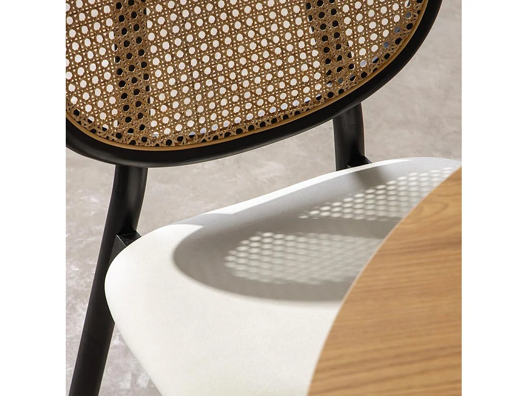 Holzstuhl 81,8x51,1x54,5 cm Schwarz sumba