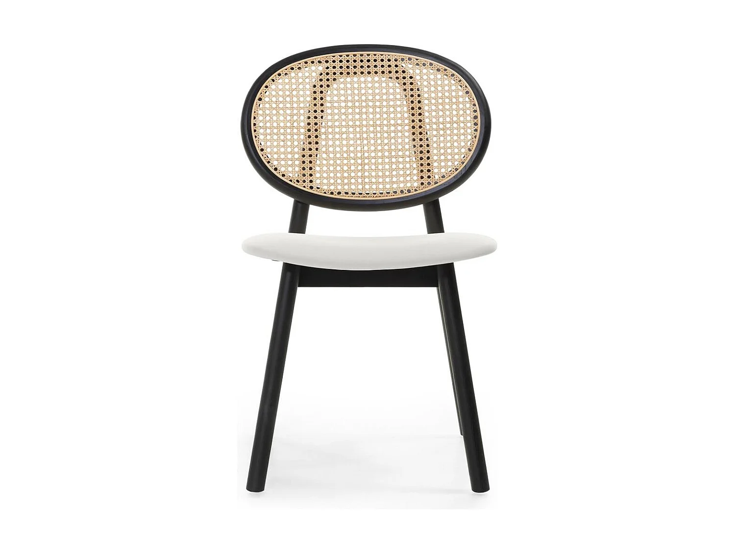 Holzstuhl 81,8x51,1x54,5 cm Schwarz sumba