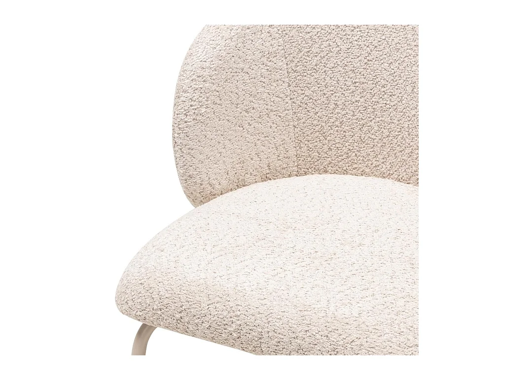 Chaise de salle à manger 55x58,5x78 cm beige Lueur