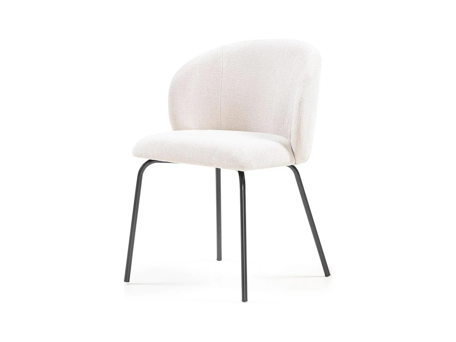 Sedia da Pranzo 78x55x58 cm Beige Chiaro LUEUR