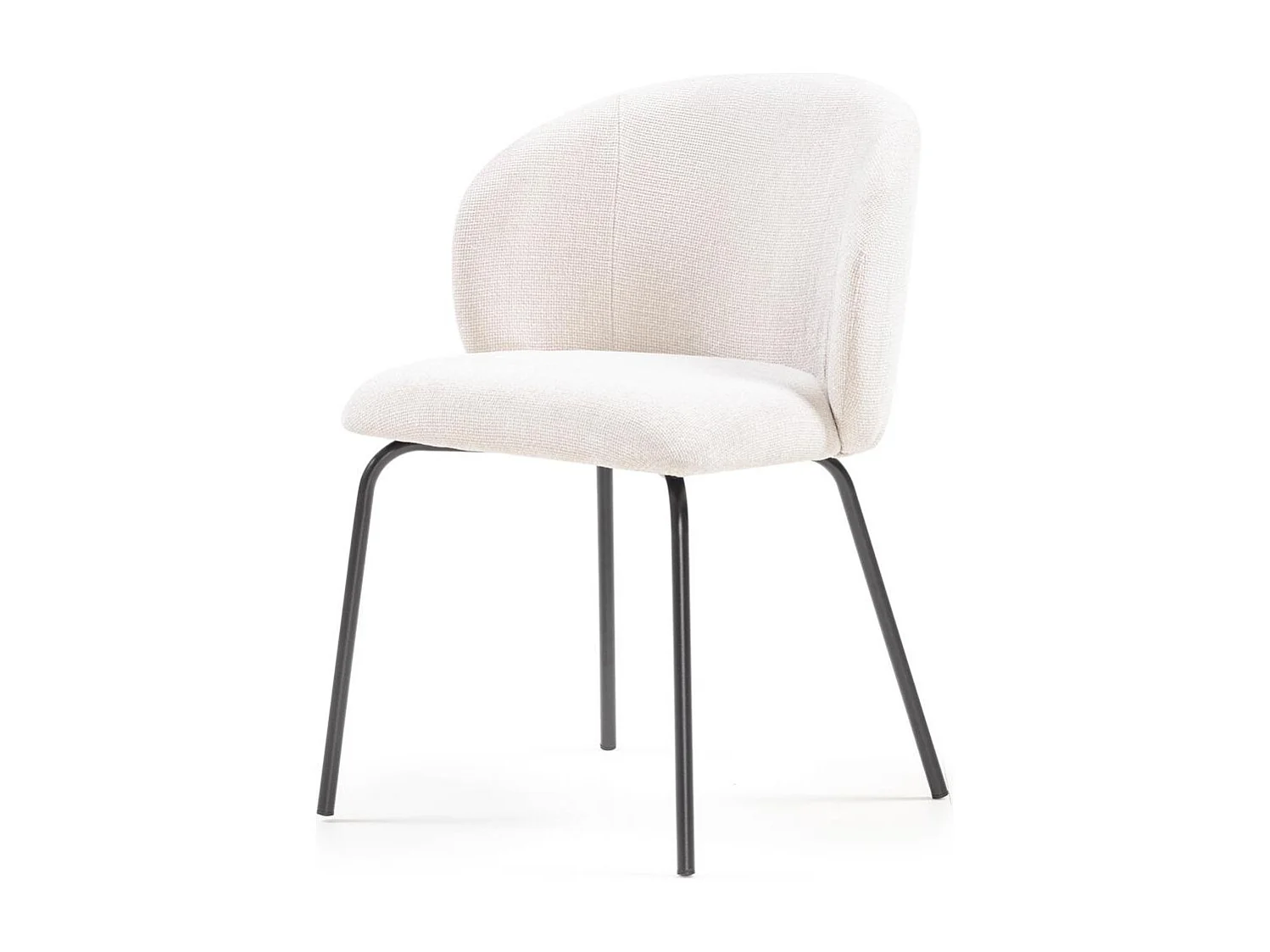 Sedia da Pranzo 78x55x58 cm Beige Chiaro LUEUR