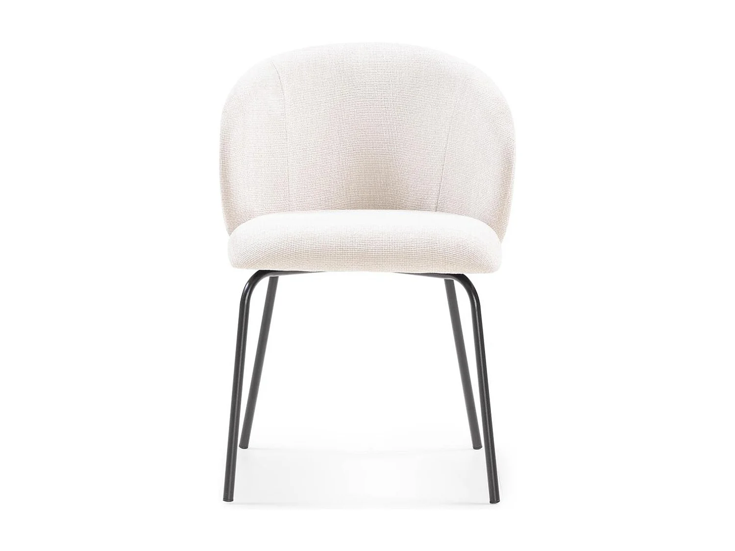 Sedia da Pranzo 78x55x58 cm Beige Chiaro LUEUR