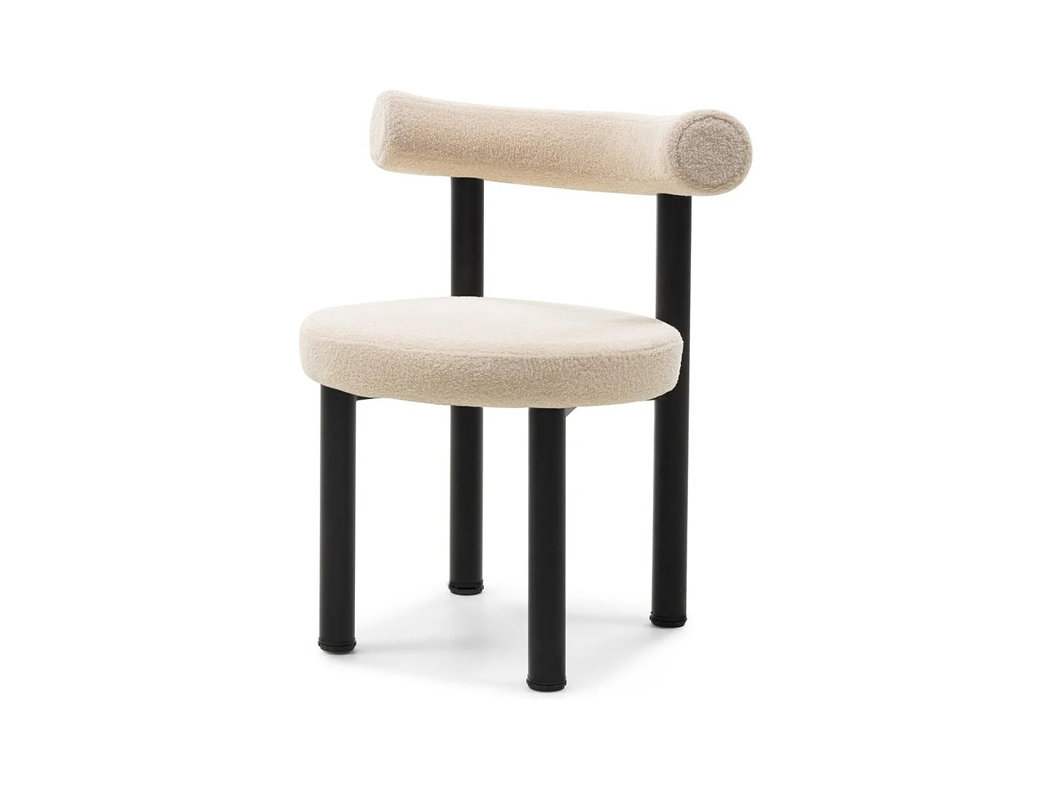 Chaise de salle à manger 58x61x75 cm Beige perer