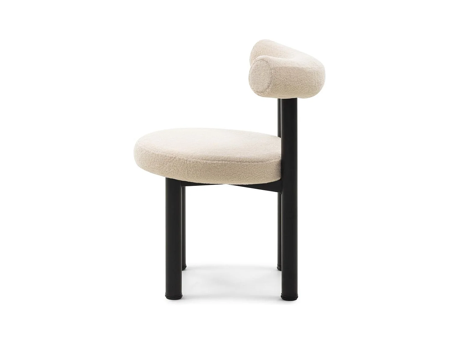 Chaise de salle à manger 58x61x75 cm Beige perer