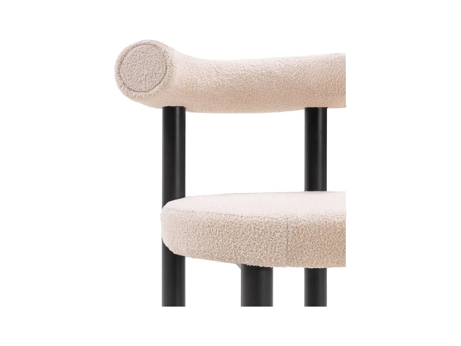 Esszimmerstuhl 58x61x75 cm Beige Perer