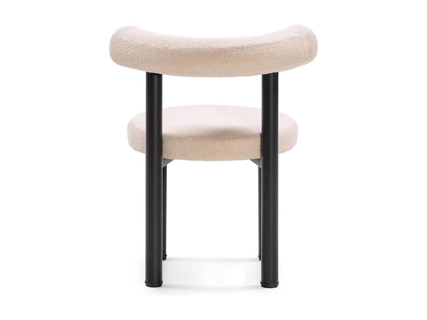 Sedia da pranzo 58x61x75 cm Beige Perer