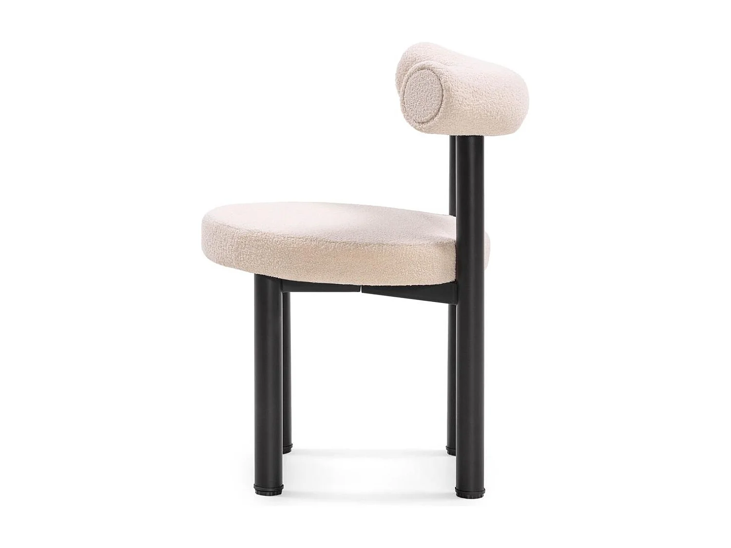 Sedia da pranzo 58x61x75 cm Beige Perer