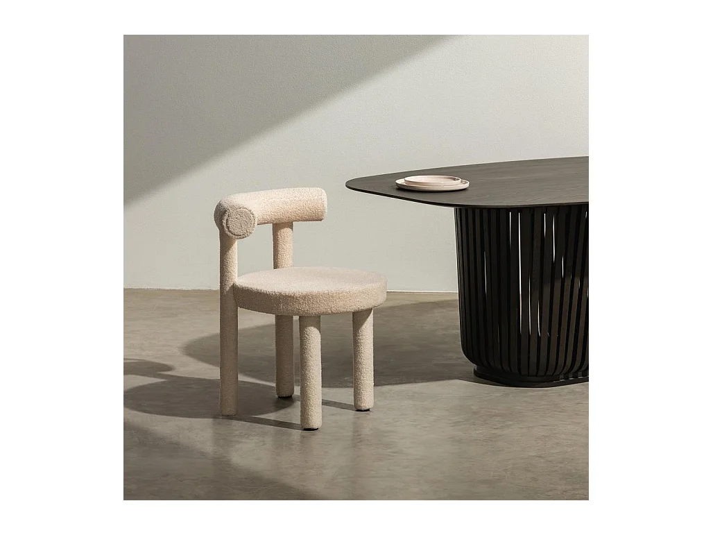 Esszimmerstuhl 61x58x75 cm Beige Perer II