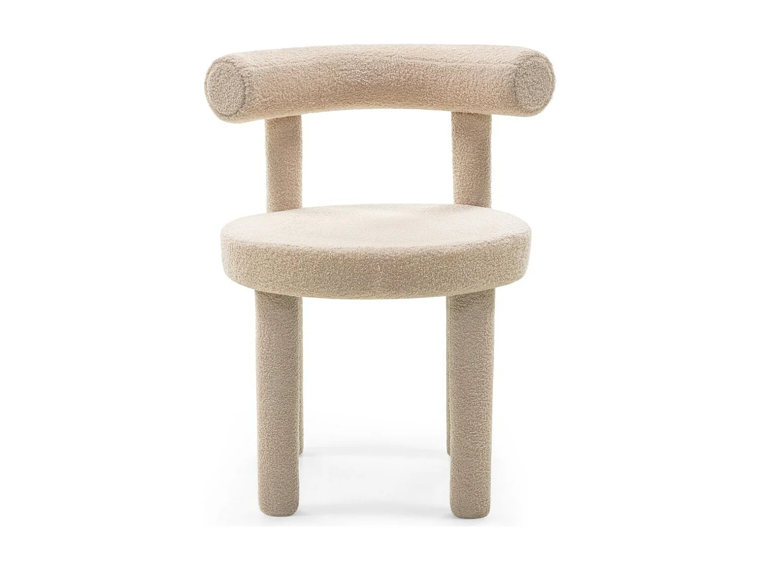 Sedia da pranzo 61x58x75 cm beige Perer II