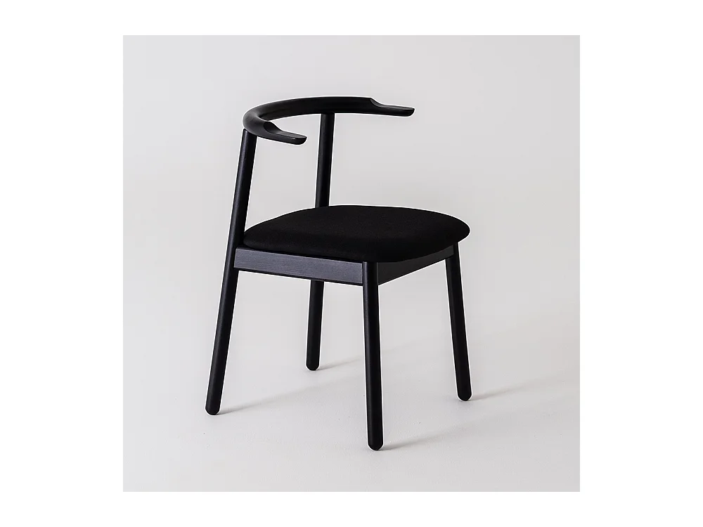 Chaise 47x51x72 cm noire Kubrik et100