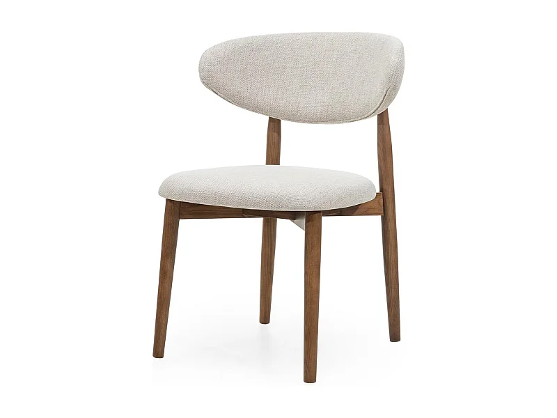 Esszimmerstuhl 58x60,5x81 cm beige Mirali