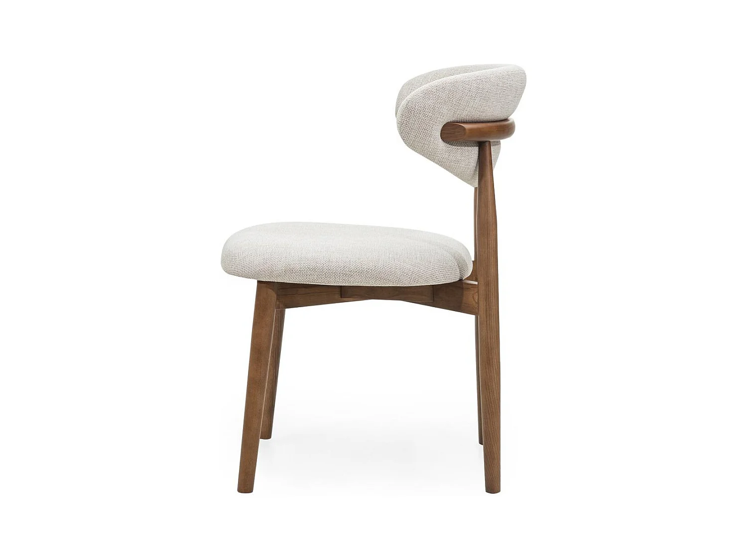 Esszimmerstuhl 58x60,5x81 cm beige Mirali