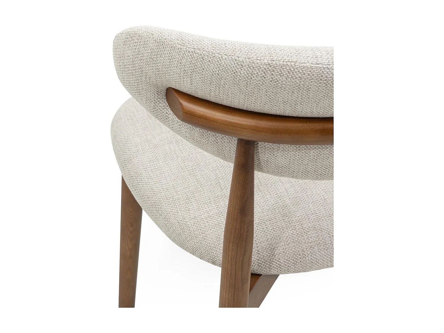 Eetkamerstoel 58x60,5x81 cm beige Mirali