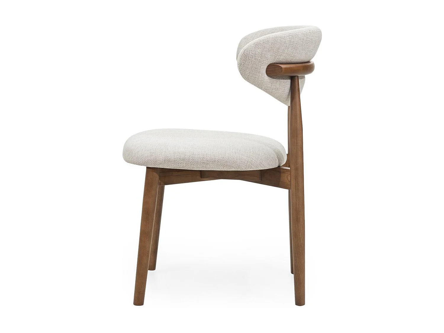 Eetkamerstoel 58x60,5x81 cm beige Mirali