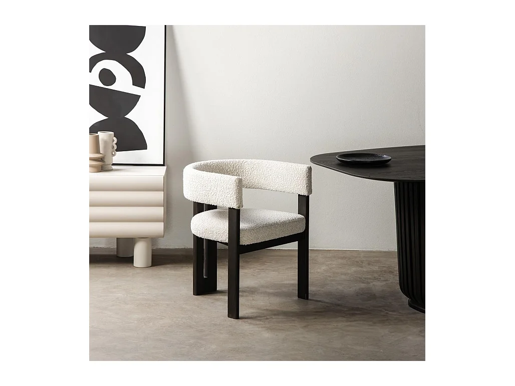 Chaise de salle à manger 70x57x53 cm Marron foncé Harris