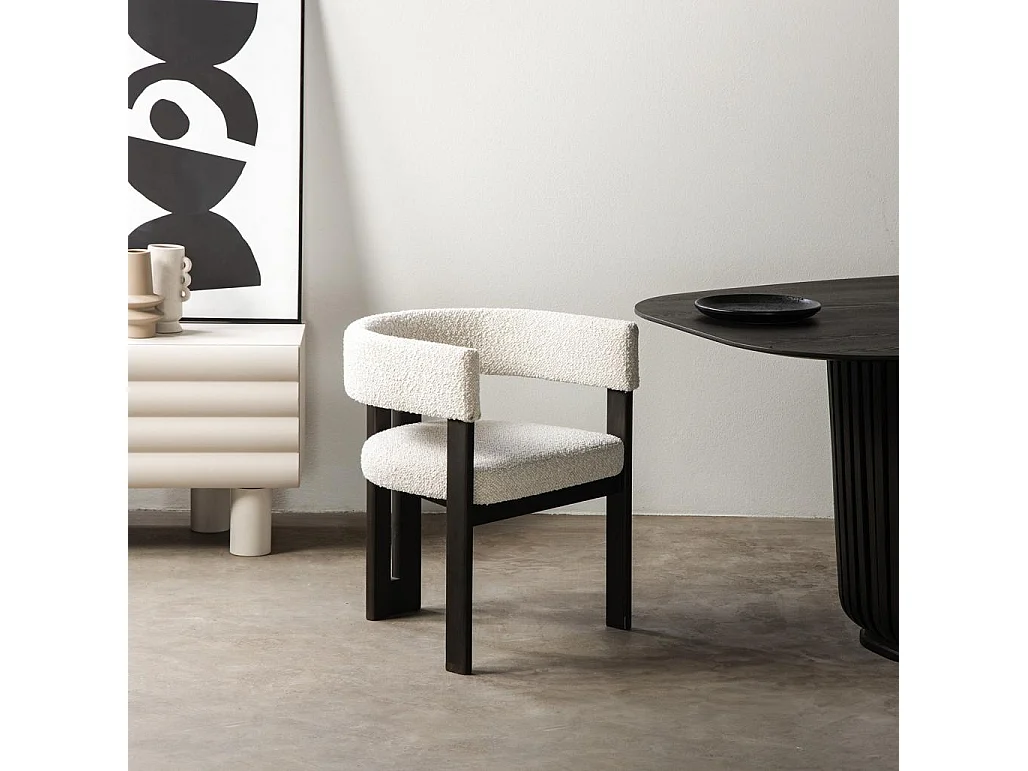 Chaise de salle à manger 70x57x53 cm Marron foncé Harris