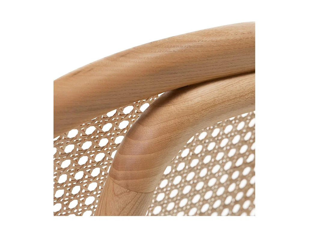 Chaise en bois 81,8x51,1x54,5 cm Beige clair SUMBA