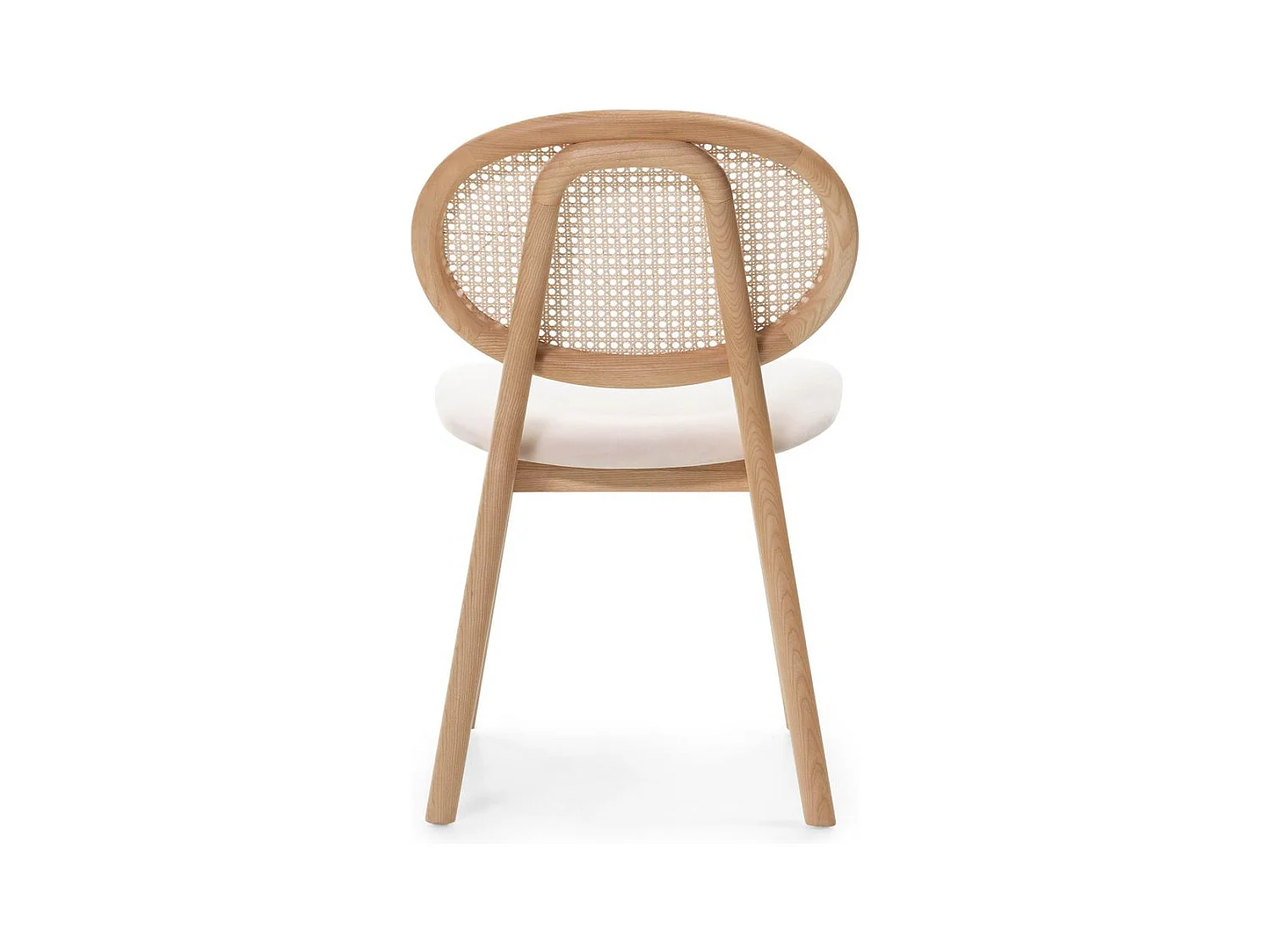 Chaise en bois 81,8x51,1x54,5 cm Beige clair SUMBA