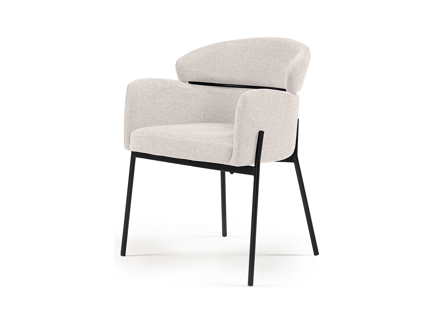 Silla de comedor 62x62x81 cm beige Mareo