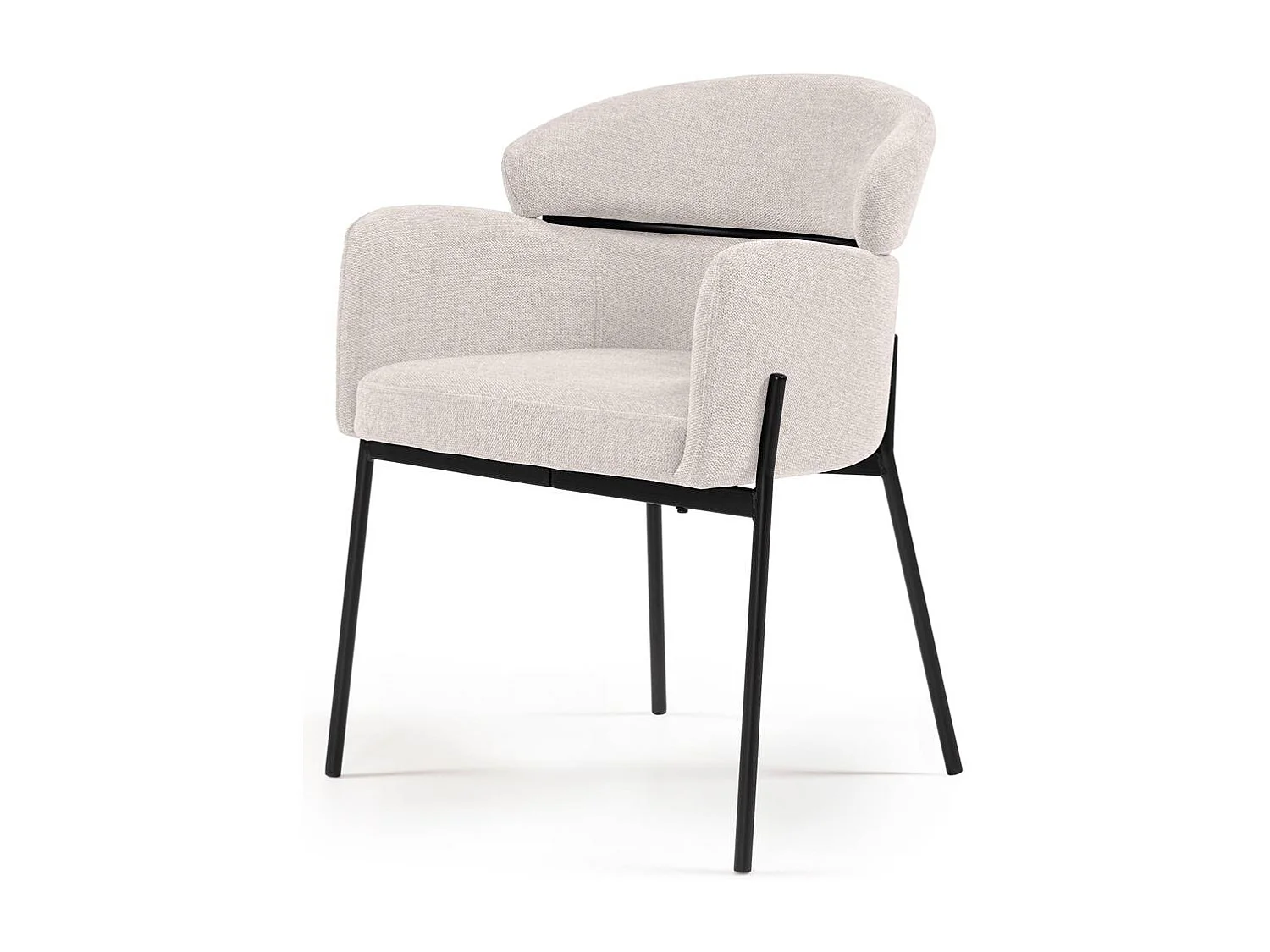 Chaise de salle à manger 62x62x81 cm beige Mareo