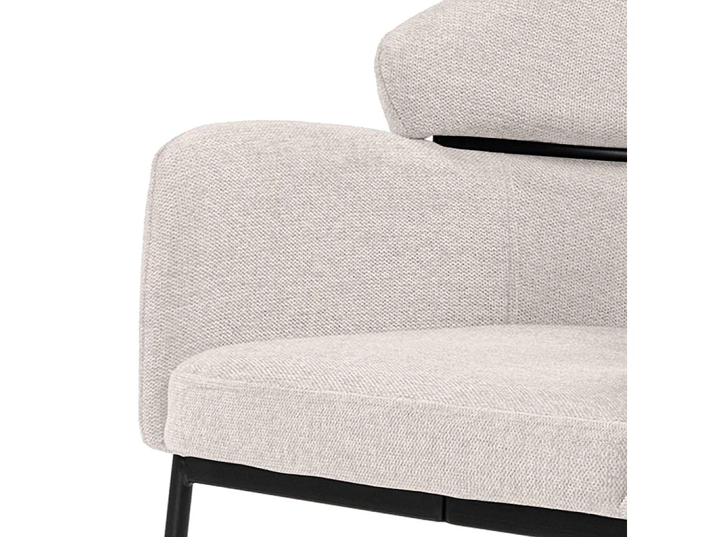 Chaise de salle à manger 62x62x81 cm beige Mareo