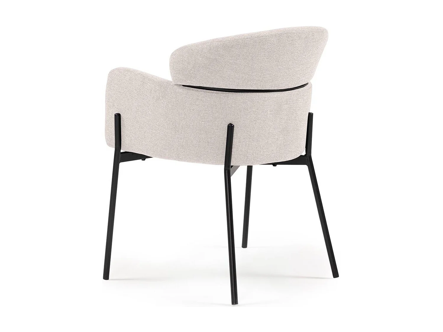 Chaise de salle à manger 62x62x81 cm beige Mareo