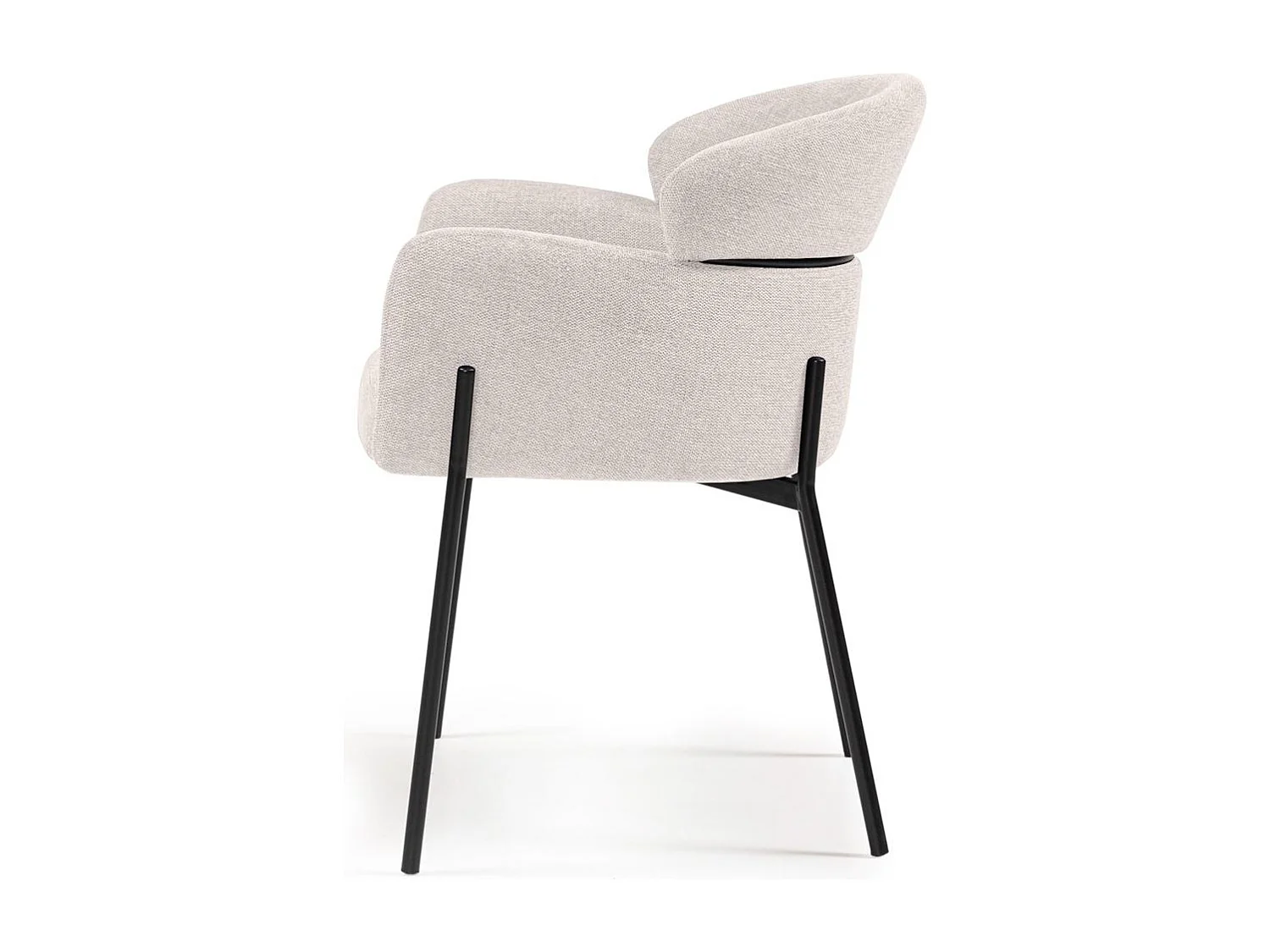 Chaise de salle à manger 62x62x81 cm beige Mareo