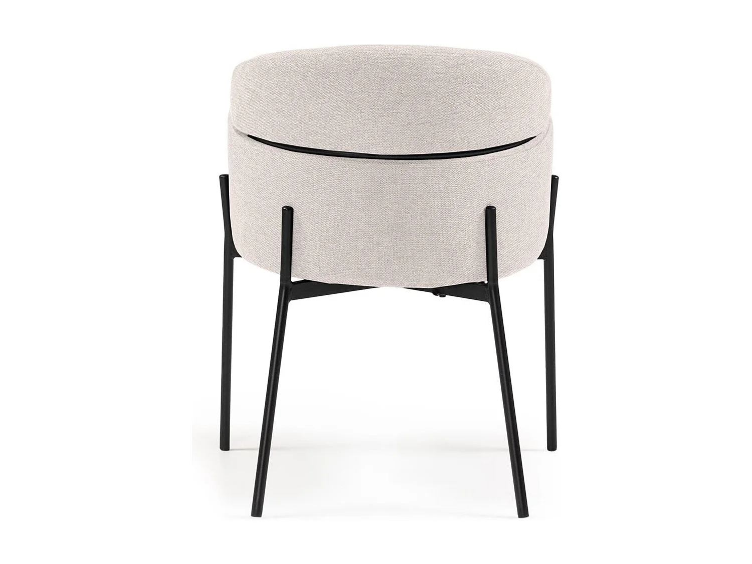 Chaise de salle à manger 62x62x81 cm beige Mareo