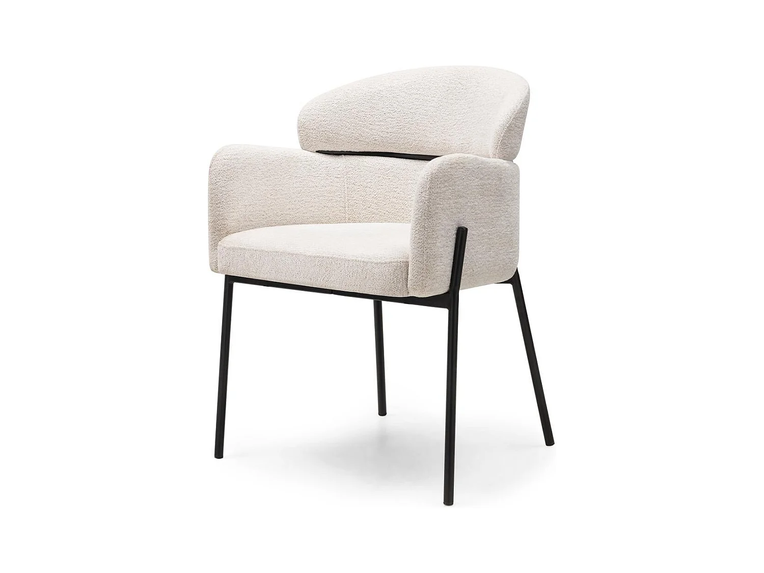 Esszimmerstuhl 81x62x62 cm creme Mareo