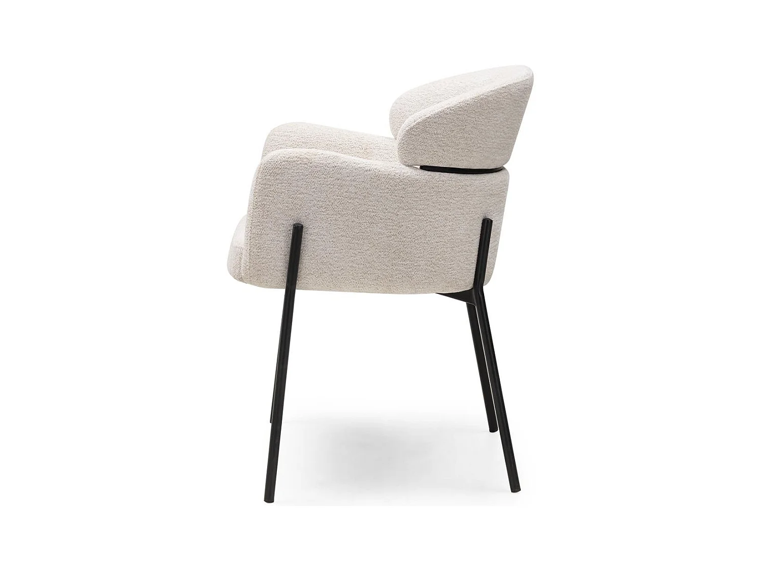 Esszimmerstuhl 81x62x62 cm creme Mareo