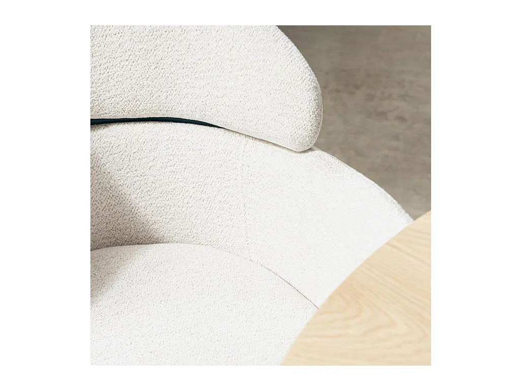 Esszimmerstuhl 81x62x62 cm creme Mareo