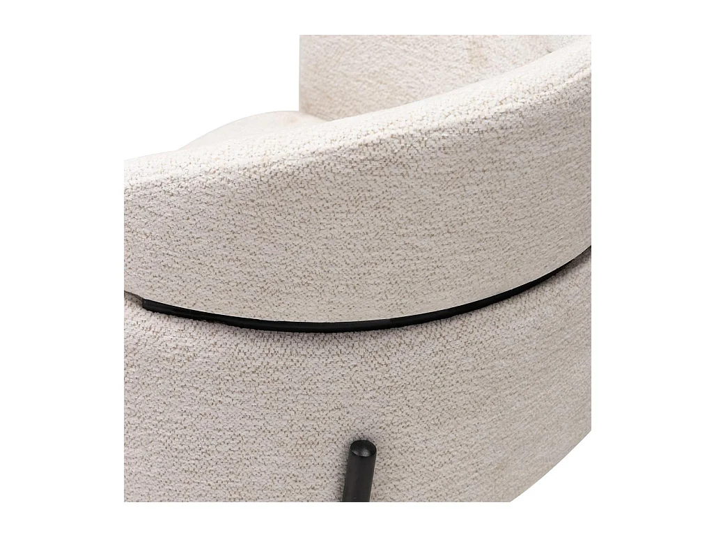 Esszimmerstuhl 81x62x62 cm creme Mareo