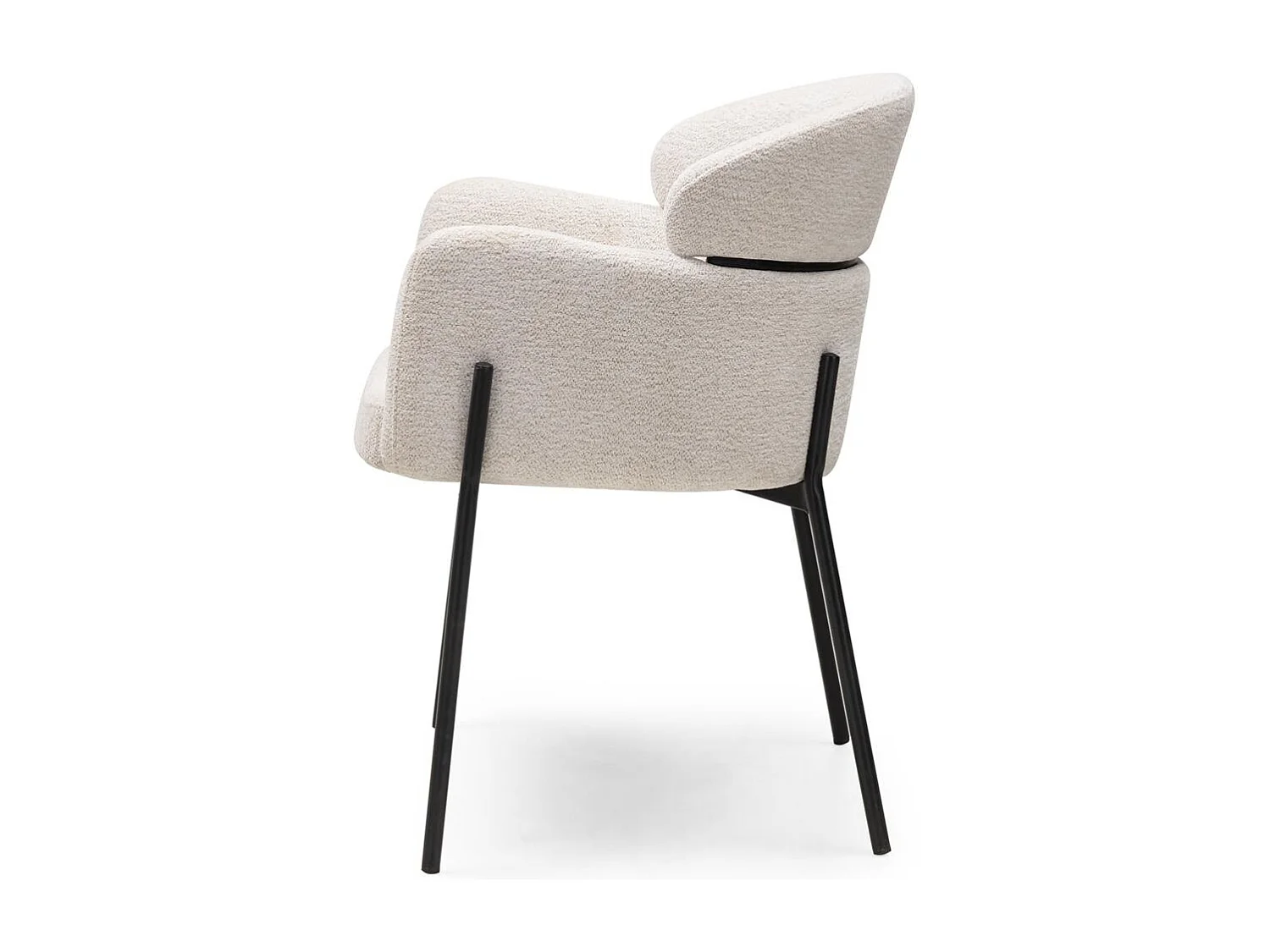 Eetkamerstoel 81x62x62 cm crème Mareo