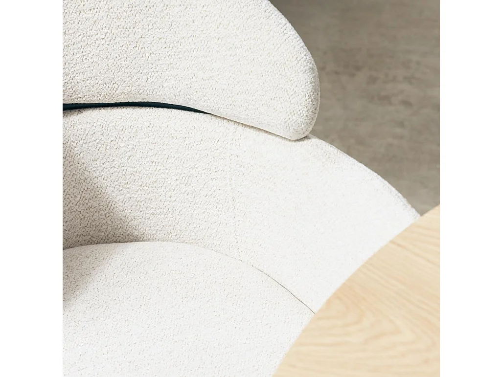 Eetkamerstoel 81x62x62 cm crème Mareo