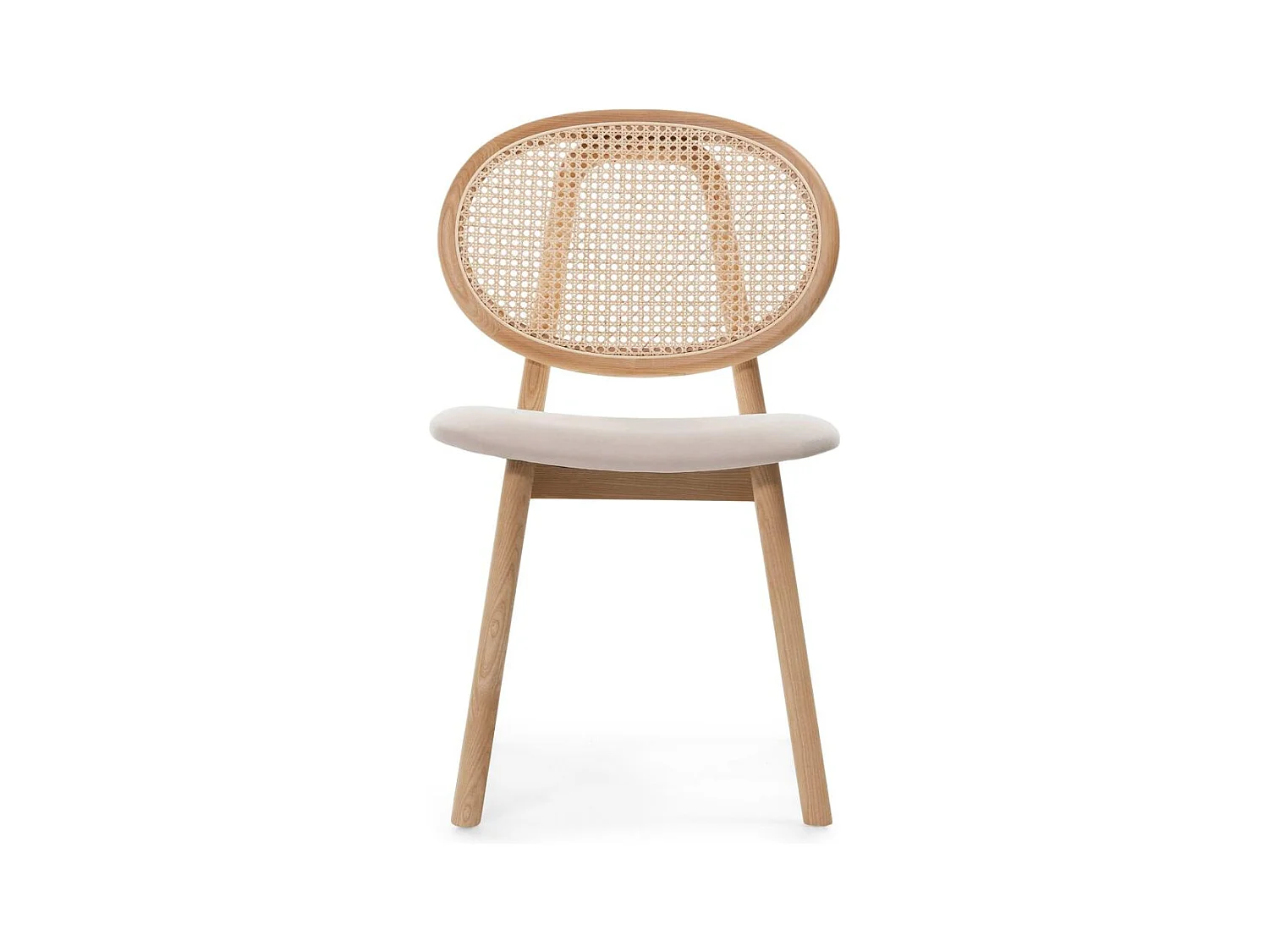 Chaise en bois 81,8x51,1x54,5 cm Beige sumba