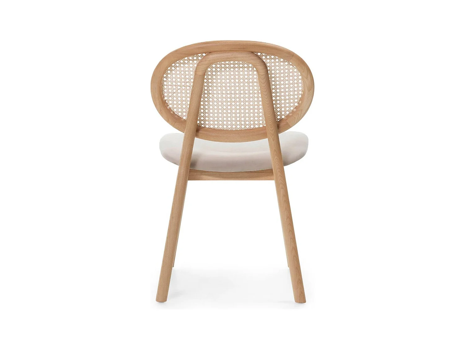 Holzstuhl 81,8x51,1x54,5 cm Beige Sumba