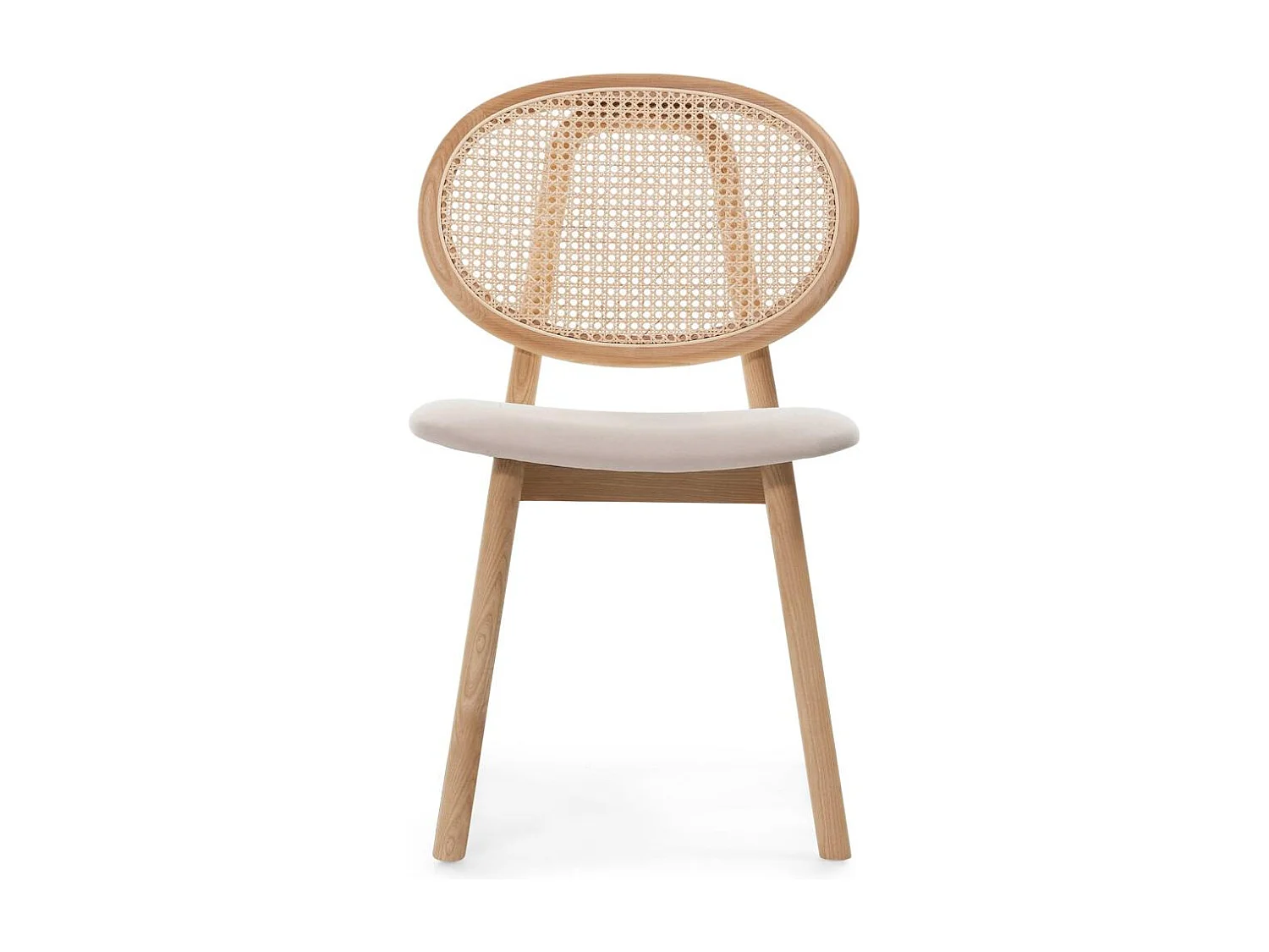 Sedia in legno 81,8x51,1x54,5 cm Beige sumba