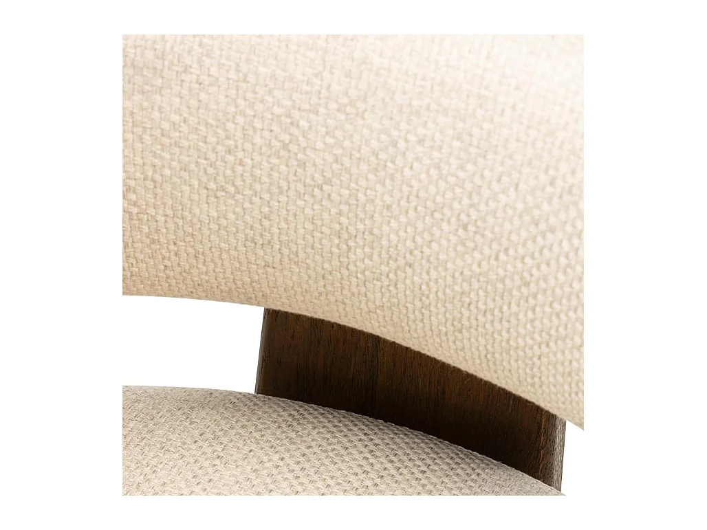 Chaise de salle à manger 64x53,5x71 cm beige moka