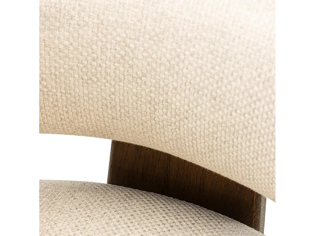 Eetkamerstoel 64x53,5x71 cm beige mocha