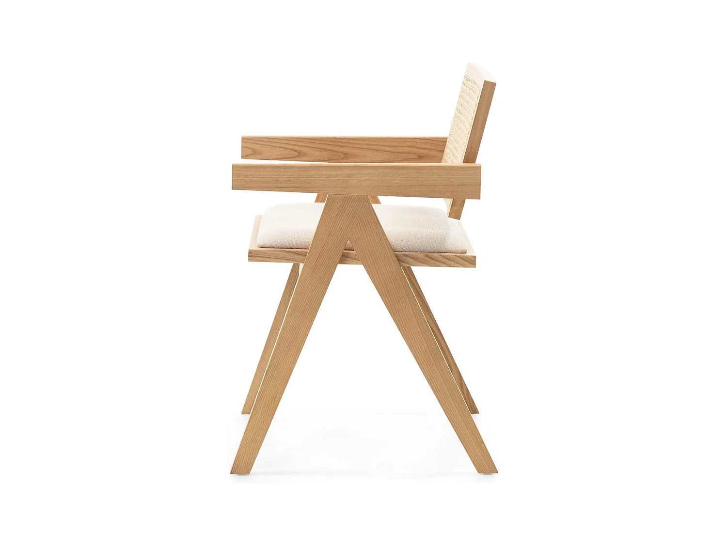 Holzstuhl 51,7x54,1x78,5 cm beige Rene