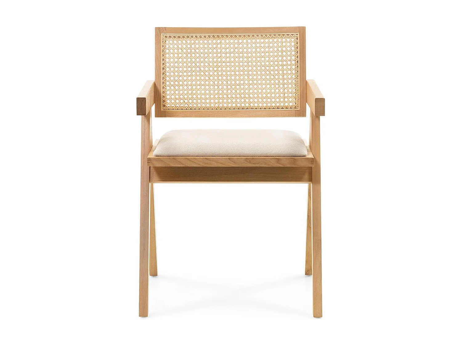 Holzstuhl 51,7x54,1x78,5 cm beige Rene