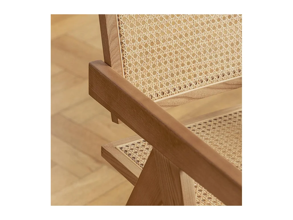 Chaise en bois 51,7x54,1x78,5 cm naturel Freja RENE